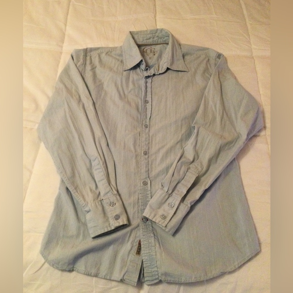 Guess /men’s LS shirt light blue size M
